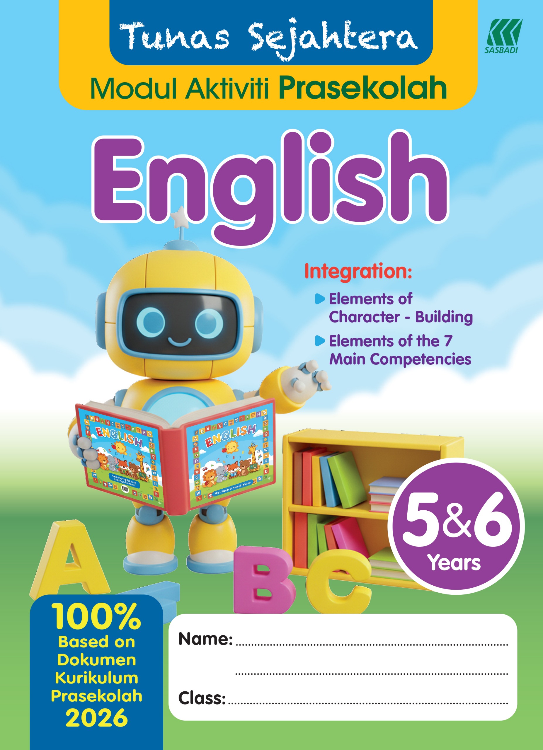 Modul Aktivti Tunas Sejahtera Prasekolah (Bahasa Inggeris) Cover